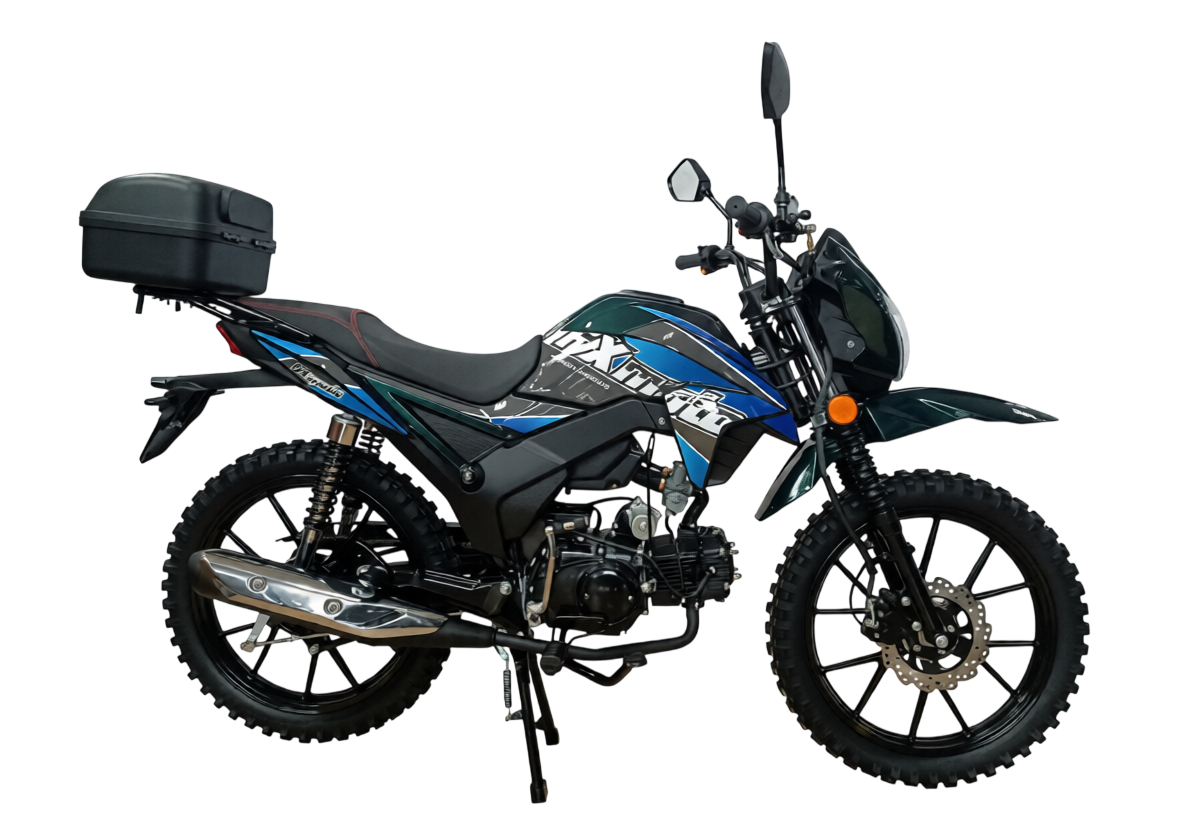 Мопед RUNNER OFF ROAD 18/18 (Чёрно-синий глянец)