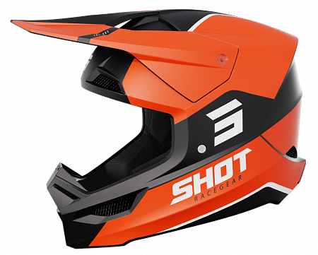 Кроссовый шлем SHOT FURIOUS BOLT (оранж/черный матовый) Кроссовый шлем SHOT FURIOUS BOLT (оранж/черный матовый)